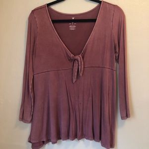 Soft & Sexy tied shirt